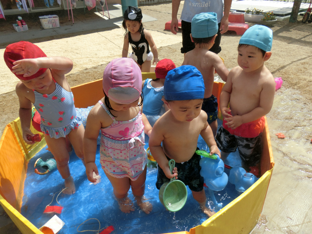 お水がすくえたよ☆(*'▽')