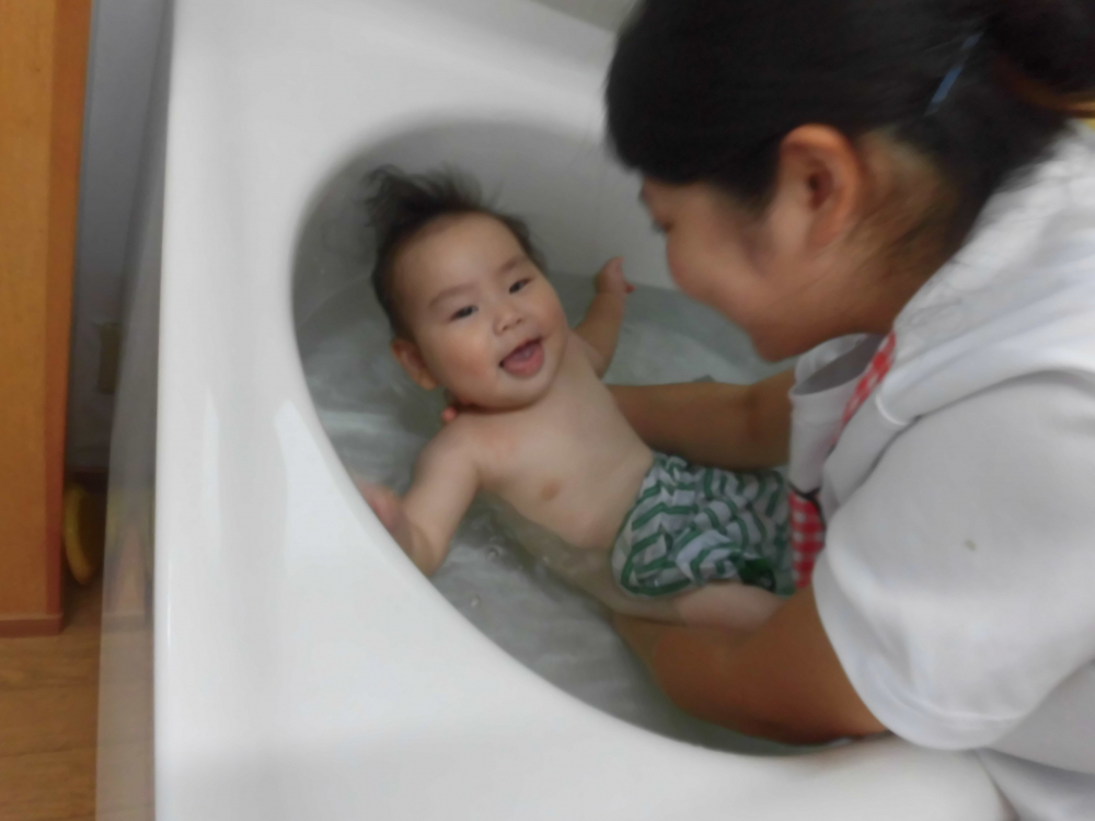 私も、お風呂に入れてもらっちゃった!!気持ち良かったよ(^.^)/~~~