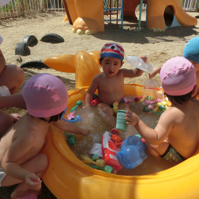 夏がおわっちゃう～(≧▽≦)・・まだまだ・・水遊び編
