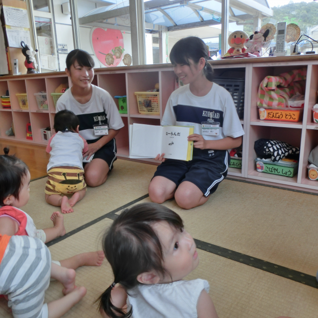 職場体験のお姉ちゃんと遊んだよ(^_^)/~