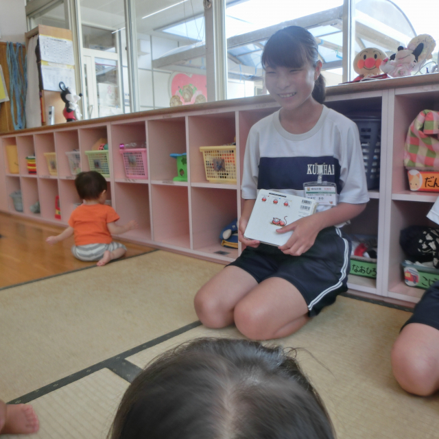 職場体験のお姉ちゃんと遊んだよ(^_^)/~