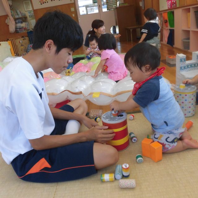 日比崎中学校のお兄ちゃんと遊んだよヽ(^。^)ノ