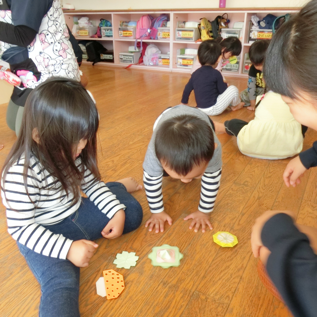 日比崎中学校３年２組のお兄ちゃん・お姉ちゃんが保育園に遊びに来てくれたよ(^.^)/~~~ 