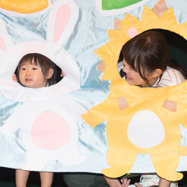 ０・１歳児さんだけの運動会