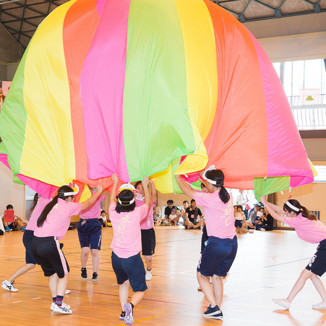 ０・１歳児さんだけの運動会