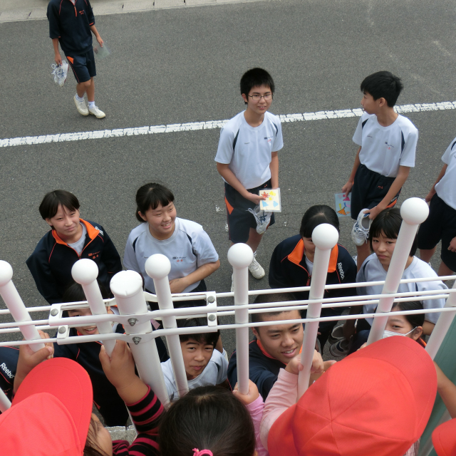 日比崎中学校のお兄ちゃん・お姉ちゃん・・３日間遊んでくれて・・ありがとう(＾◇＾)