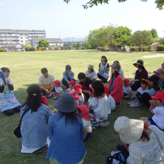 ＊　３歳児　春を感じながら・・（保育参加）　①　＊