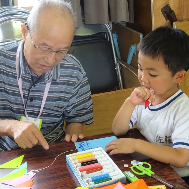 ＊　５歳児　シニアカフェ②　＊