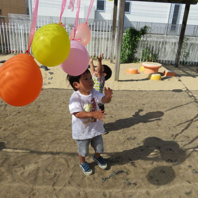風船🎈遊び( ^o^)ﾉ