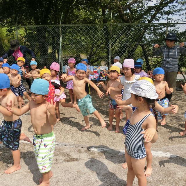 千光寺プール①　4歳児