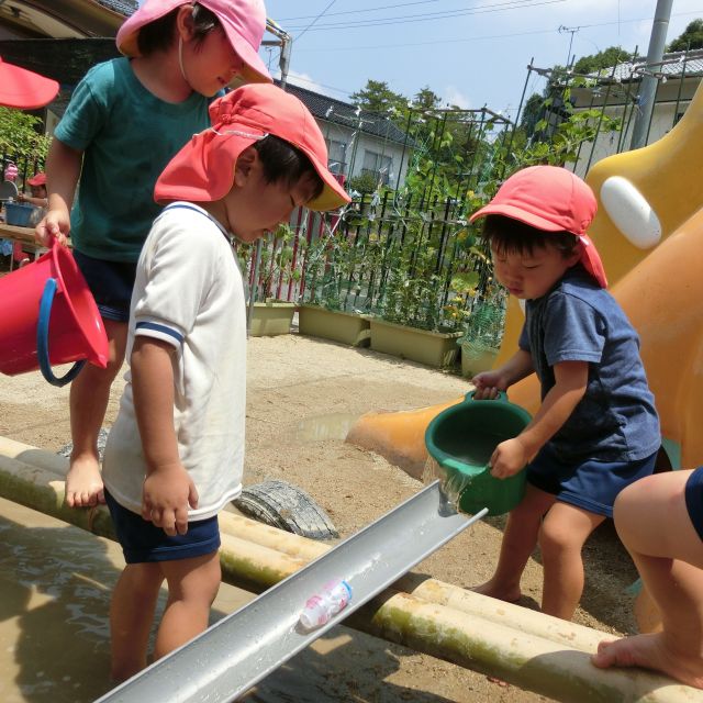 水の流れ　～3歳児～