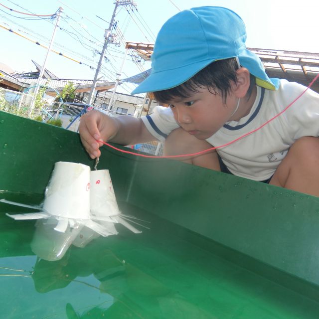 ＊　4歳児　来て！   涼しいよ！　＊