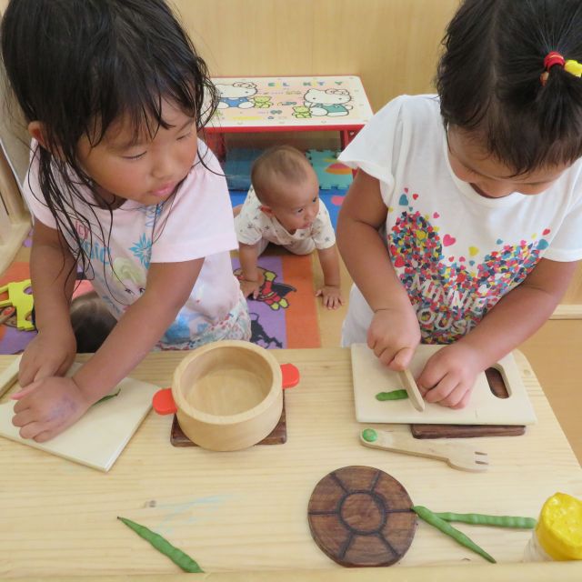 おさんぽでみつけた"藤の豆"を使って