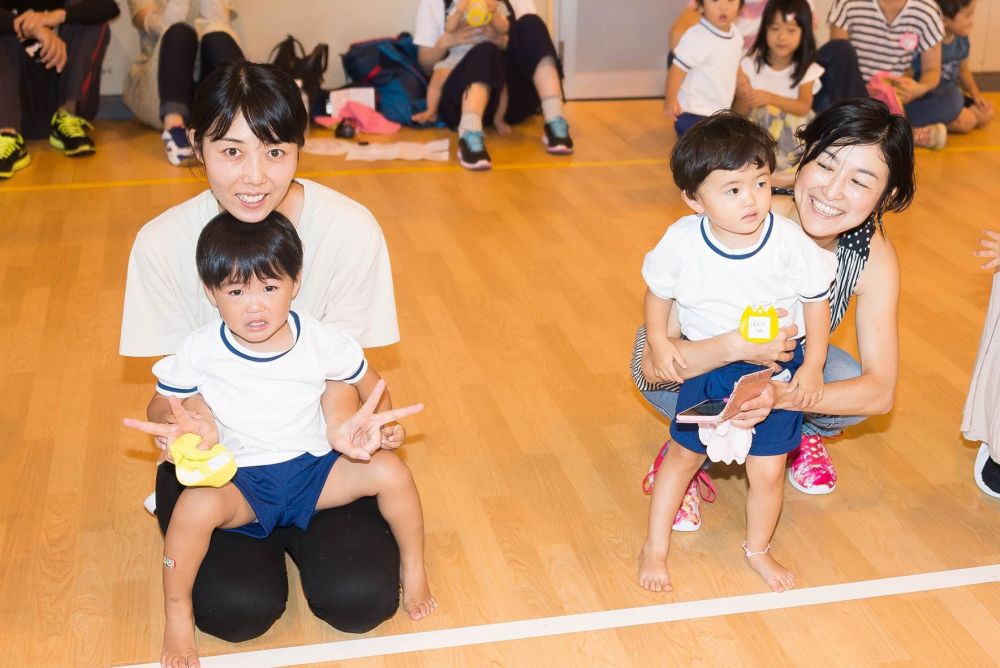 ”かけっこ”
　　よおい　どん！ゴール！！