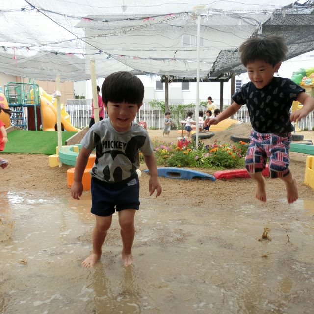 ～雨上がりの水たまり♪～②