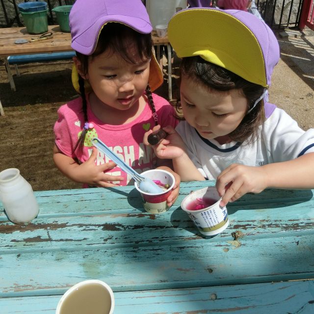 感じる　　～３歳児～