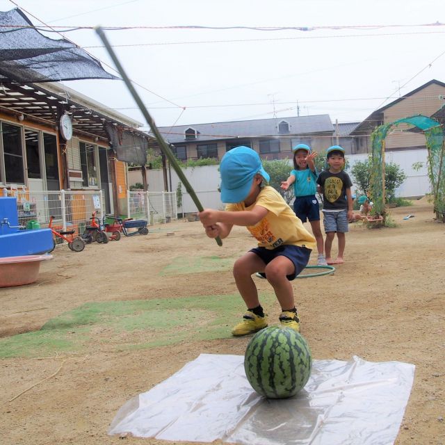 ＊　5歳児　夏遊び　＊