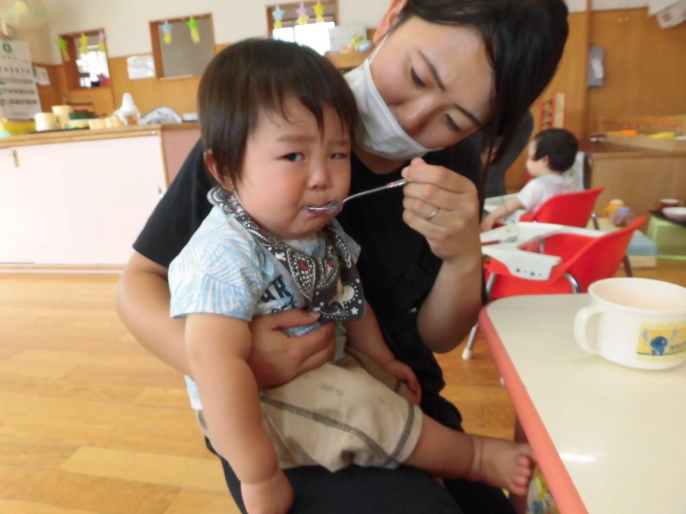 ウサギぐみさんは、シロップなしで、少し。

パクリッ