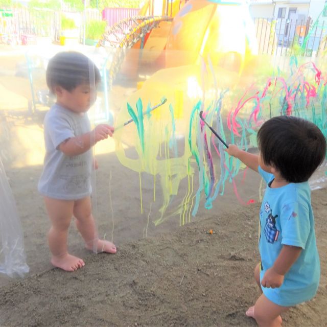 ペインティング　＊1.2歳児＊