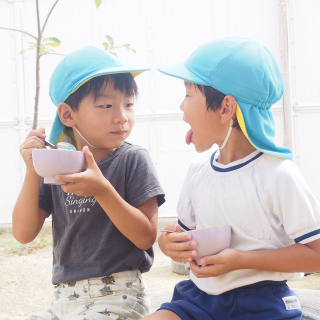 ＊　５歳児　かき氷　③　＊