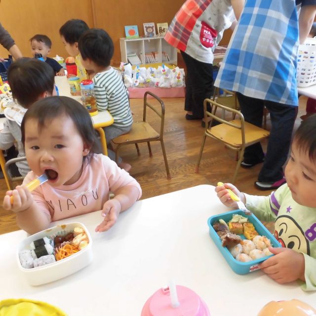 １歳児さんお弁当の日🍱