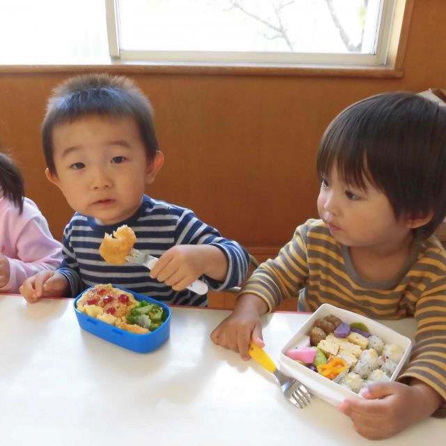 １歳児さんお弁当の日🍱