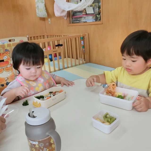 ０歳児さんおべんとうの日🍱