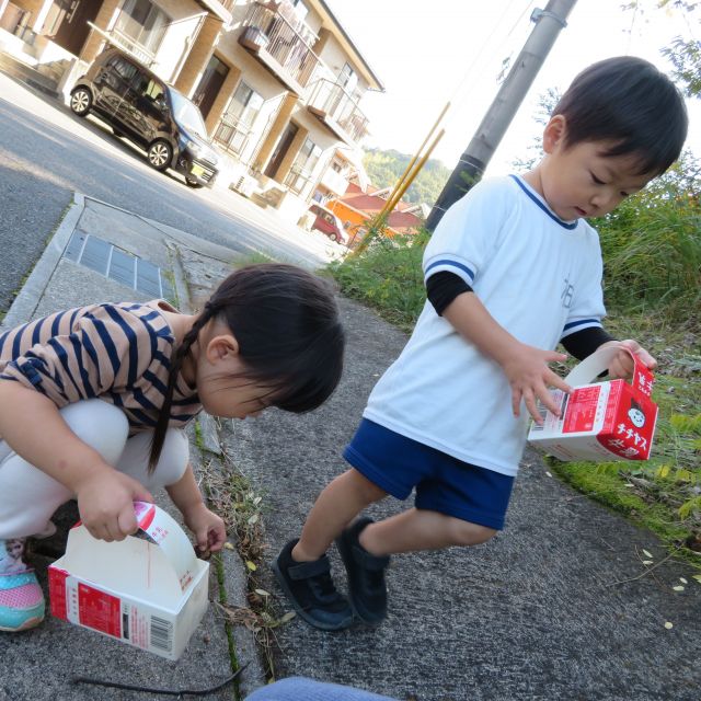 ２歳児さん・・初めての・・お散歩🚶