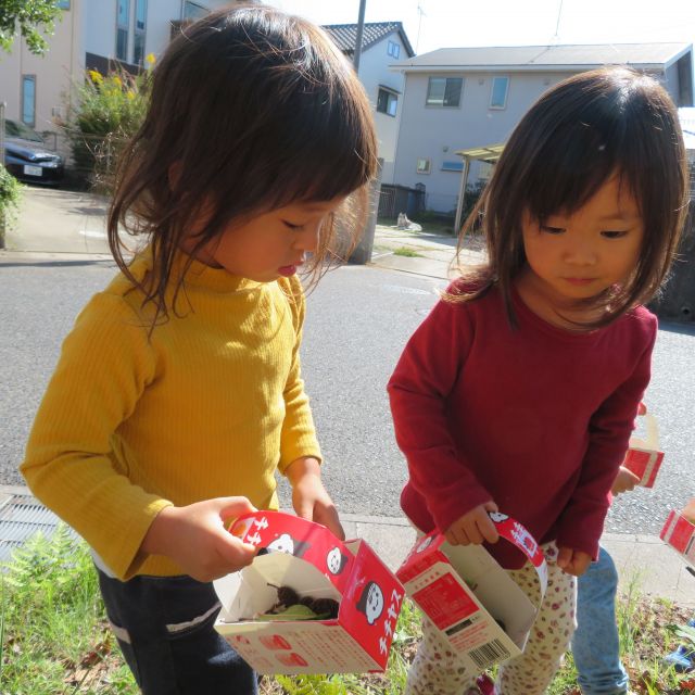 ２歳児さん・・初めての・・お散歩🚶