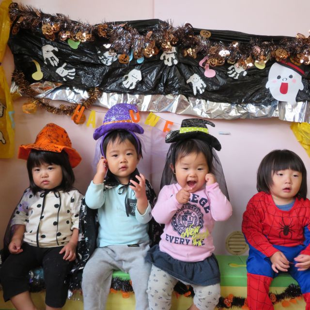 １歳児さん・・ハロウィンにへ～んしん🎃