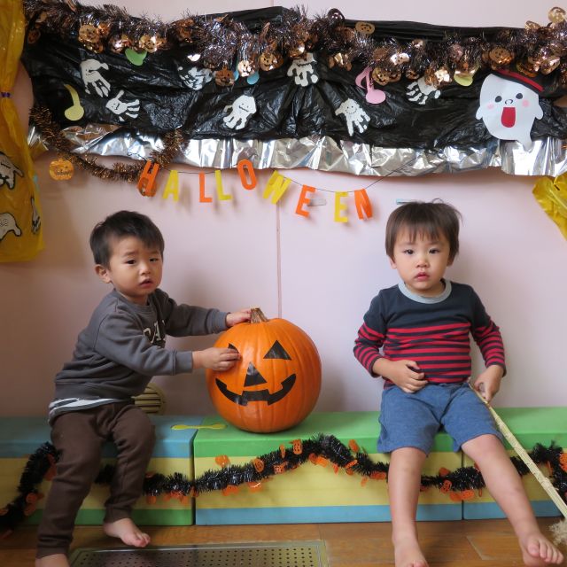 １歳児さん・・ハロウィンにへ～んしん🎃