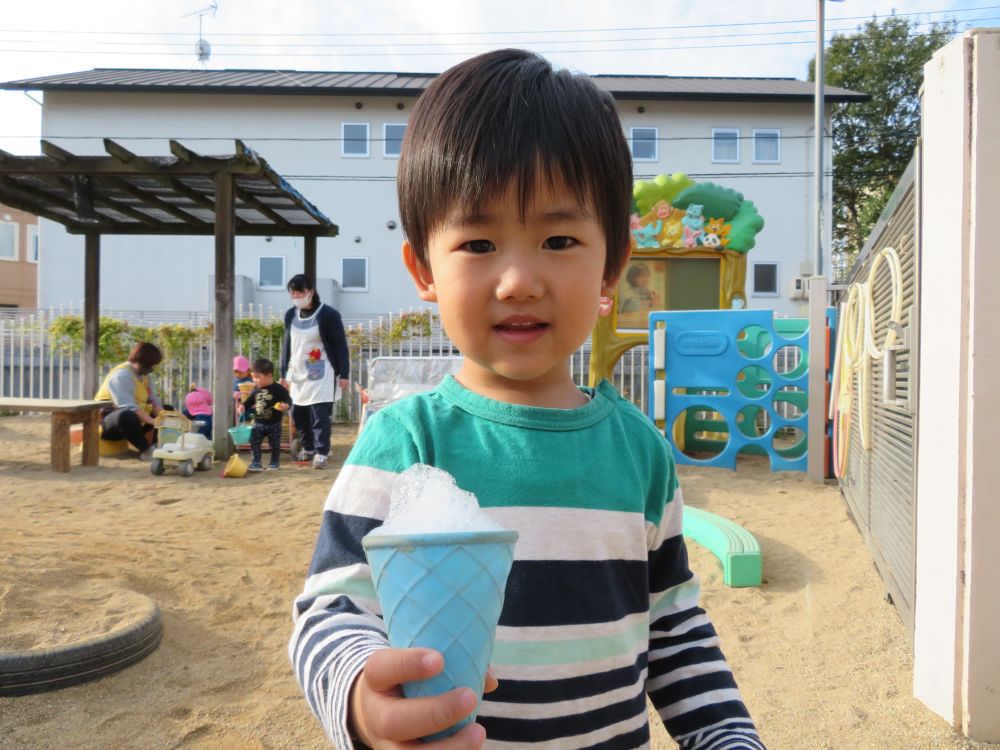 僕も・・・作ったよ～（　＾ｏ＾）ノ🍦