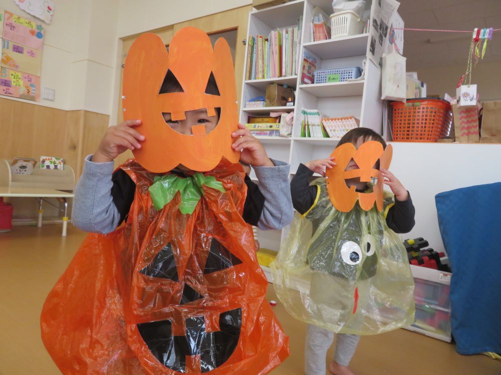 かぼちゃオバケだぞー👻🎃