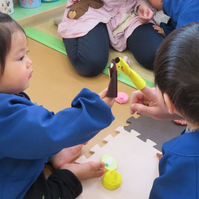 手作り玩具、お披露目会