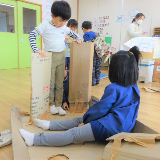 ＊　５歳児　【はっぴーどりーむらんど】　もぐらたたき　＊