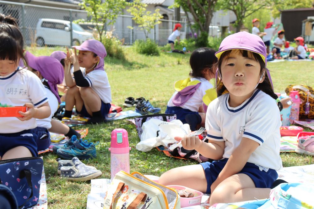 たくさん遊んで・・　たくさん食べて・・
楽しい１日になったね♪