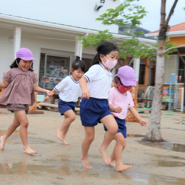 ＊　４歳児　園庭遊び　＊