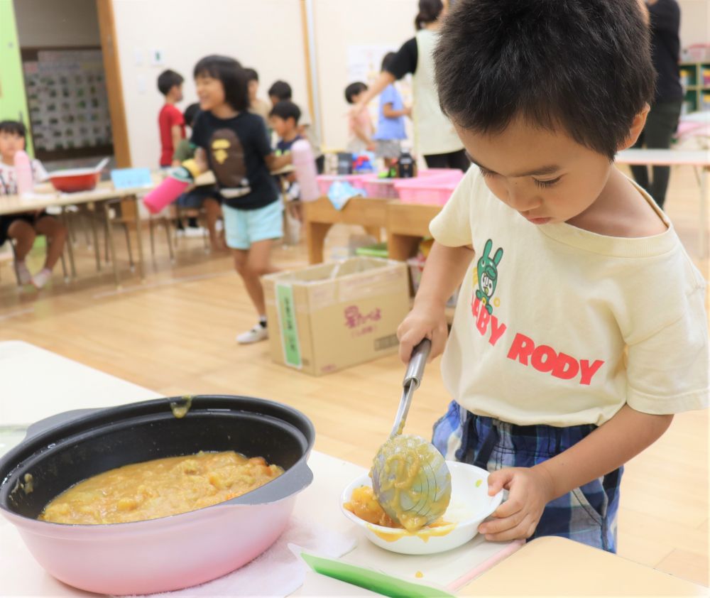 こぼさないようにそぉ～っと・・・
