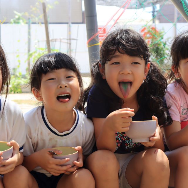 ＊　5歳児　かき氷　＊