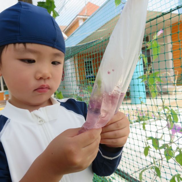 夏の思い出①　～クマぐみ　２歳児～