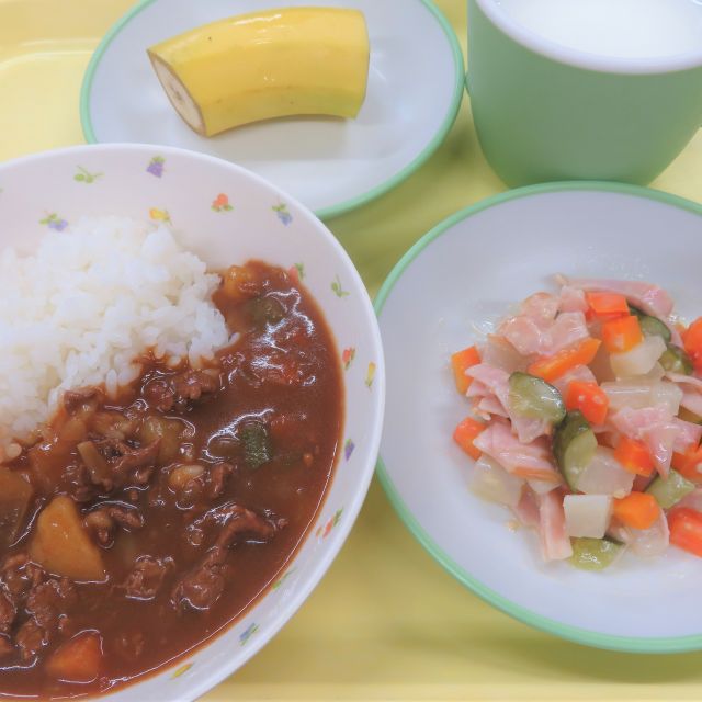 ＊　今日の献立　(門田認定こども園・あいはうす・すいみい保育園）　＊