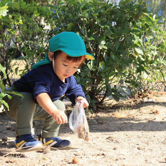 ＊　1歳児　お散歩　＊