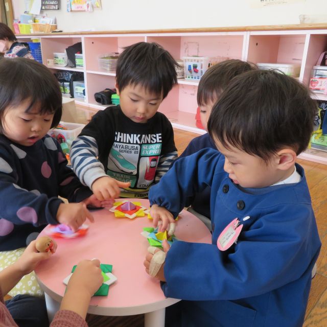 お正月あそび　～クマ組　2歳児～
