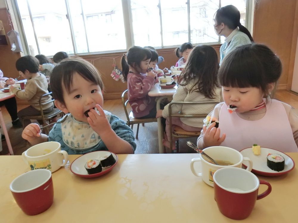 おかわりもして、たくさん食べたね。

