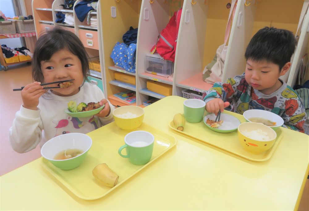 自分で選んだ献立は、どっちも美味しい😋