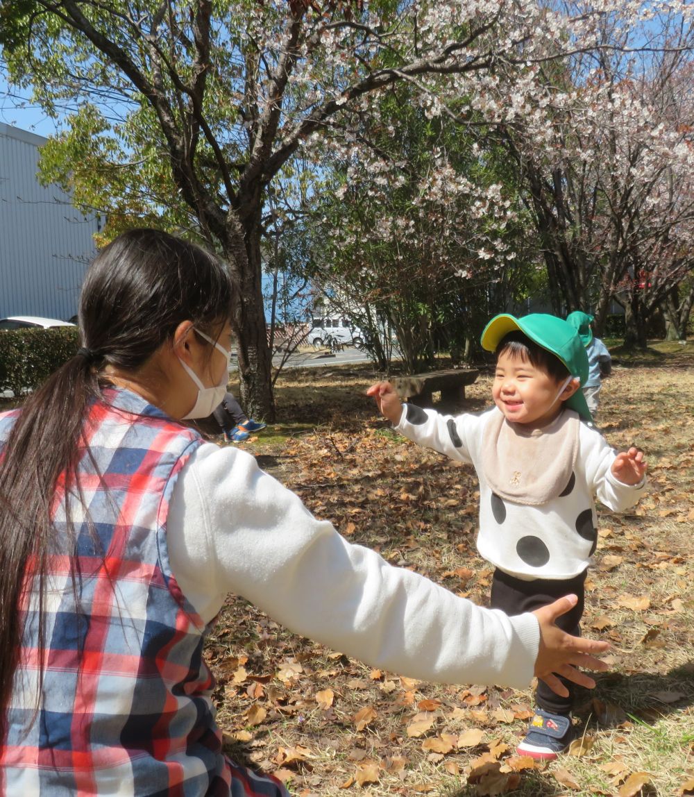 先生の所まで・・・
　　　　ゴール！！