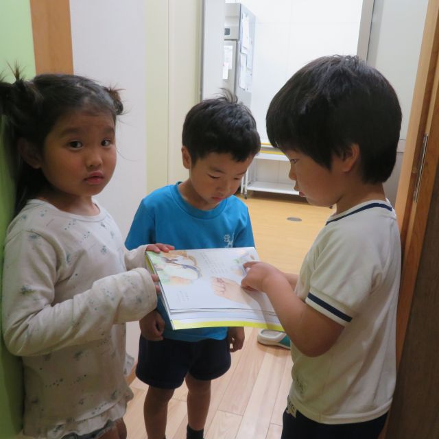 ＊　5歳児　雨の日のお客さん　＊