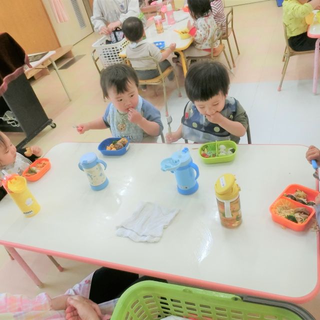 うれしいお弁当の日　～1歳児　ヒヨコ組～