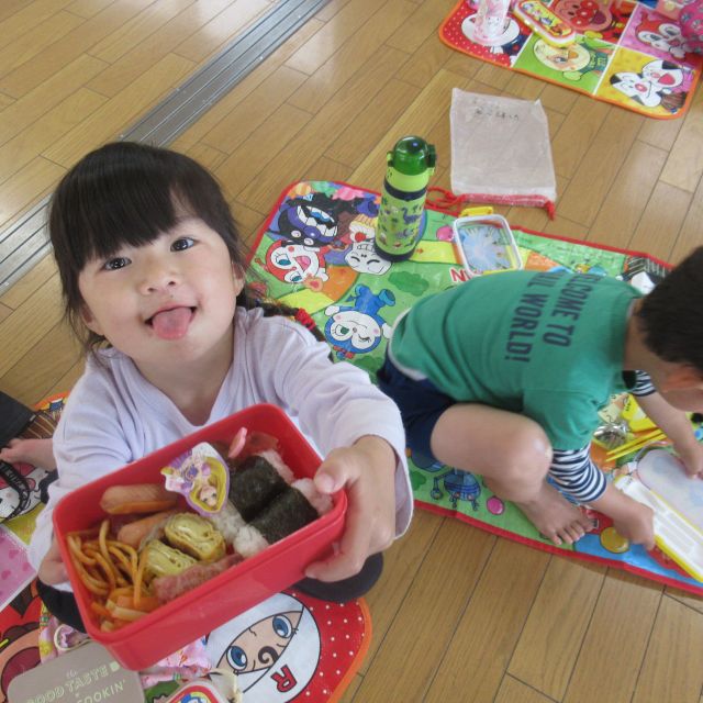 ＊　３歳児　おべんとうの日②　＊