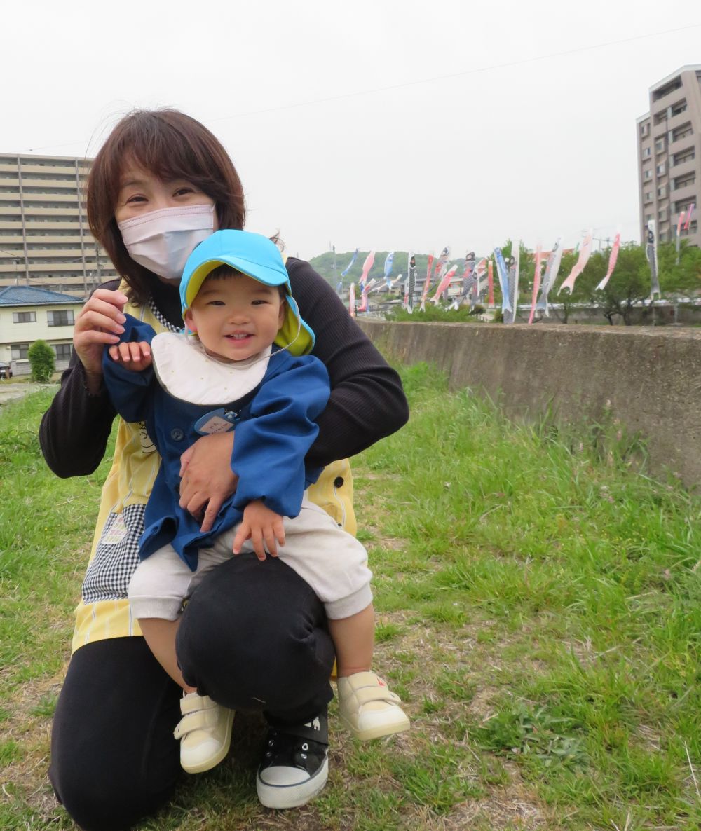 楽しかった、こいのぼり散歩🎏